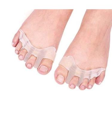 Toe Stretchers Toe Spacers Gel Toe Separator Toe Spacers Toe Stretchers for Men and Women Easy Wear in Shoes