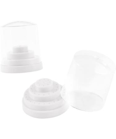 Healeved 1pc 48 Nail Bit Organizer Nail Bit Holder Stand Teeth Gems Kit Nail Drill Bits Holder Display Storage Container Nail Bit Stand Nail Display Stand White Manicure Grinding Head Size 1 White - Buy Online on GoSupps.com
