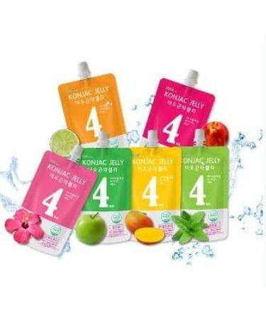Neo Konjac Jelly Apple 1box (150ml x 10 packs) 4 Calories per Pouch Sugar Free Low Calories Fruit Flavor Jelly with Low carb/Drinkable Zero Sugar Jelly Dessert - Buy Online on GoSupps.com