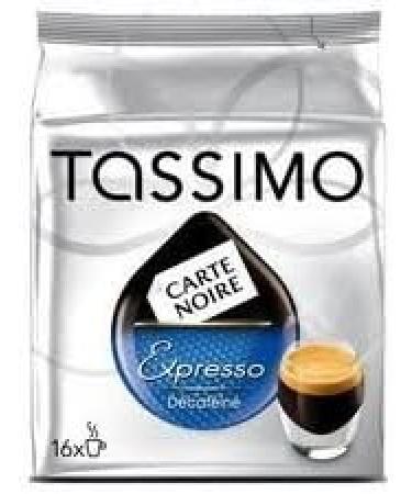 Tassimo T Discs Decaffeinated "CAFE HAG" & "CARTE NOIRE EXPRESSO" - Buy Online on GoSupps.com