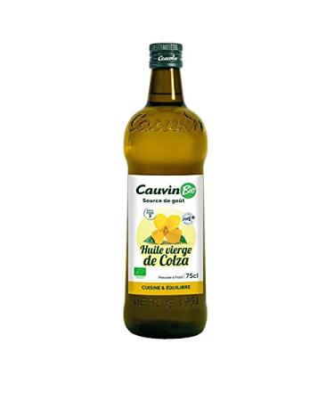 CAUVIN - Organic Rapeseed Oil 75cl - Pack of 3 - Sold as a Set