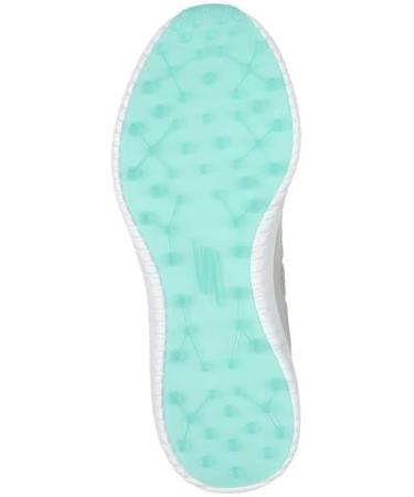 Skechers Women's Max Fairway 4 Spikeless Golf Shoe - Grey/Turquoise 40 EU | International Shipping Available - Buy Online on GoSupps.com