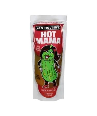 Candybox Sour cucumber van Holten s Hot Mama Pickle - Cucks in the bag range - trial collection - pickled cucumbers - fancy gift - fat -free gluten -free - 198 grams 1 pack van holtens hot mom