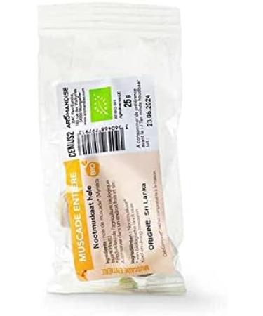 Organic whole nutmeg - 25 g - Buy Online on GoSupps.com