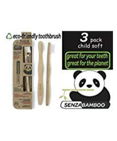 Child Size SenzaBamboo Eco-Friendly Toothbrush (Soft bristles) (3)