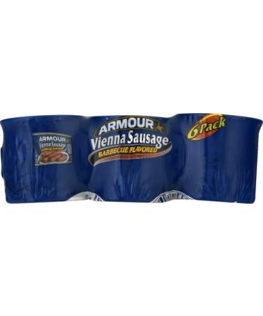 Armour Star Vienna Sausage - Barbecue - Pack of 6 - 4.6 Oz. - Buy Online on GoSupps.com