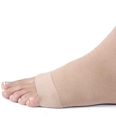 JOBST Relief Graduated Compression Stockings 30-40mmHg - Comfortable Unisex Double Chap Open Toe Beige | Small Size - International Shipping Available - Buy Online on GoSupps.com