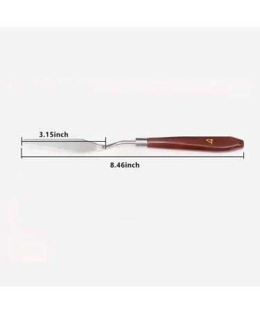 5pcs Thin & Flexible Stainless Steel Palette Knife Set for Oil Painting | Color Mixing Art Tools - Buy Online on GoSupps.com