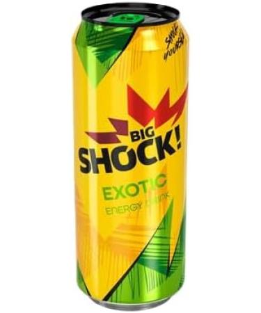 Big Shock sro BIG SHOCK Exotic Juicy Energy Drink 12 x 500 ml blik - Buy Online on GoSupps.com