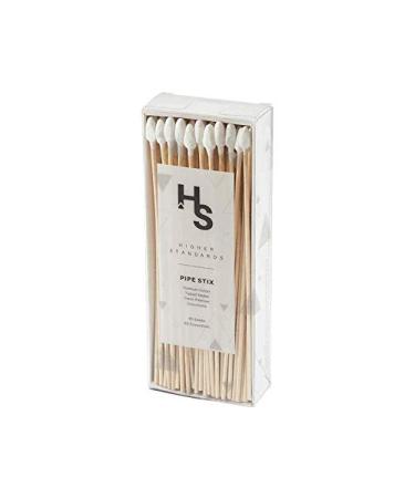 60 Pieces Pipe Stix - Double Purpose Cotton & Flat Lace Design for Efficient Cleaning & Improved Air Flow | Multi-Purpose Device Maintenance - Buy Online on GoSupps.com