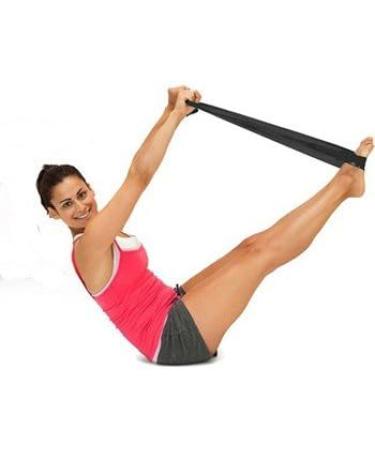 FitKit Resistance Exercise Band - 1.5M - 4 Resistance Levels for Pilates, Yoga, Rehab - Red - Buy Online on GoSupps.com