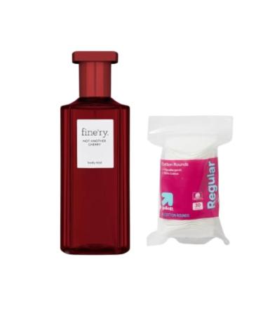 Finery Not Another Cherry Body Mist Fragrance Spray WITH Makeup Remover Pads