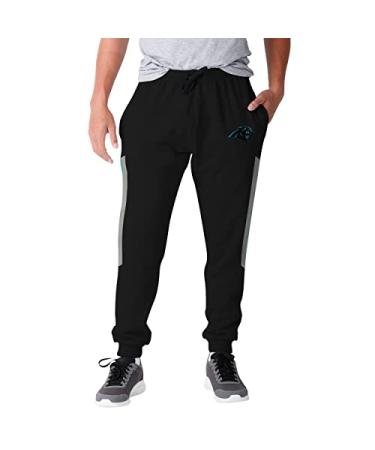 FOCO Men's NFL Team Logo Gear Athletic Pants Joggers Carolina Panthers XX-Large Team Stripe