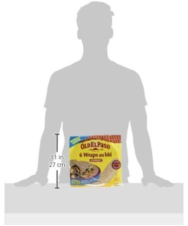Old El Paso - 6 Whole Wheat Wraps 350 g - Buy Online on GoSupps.com