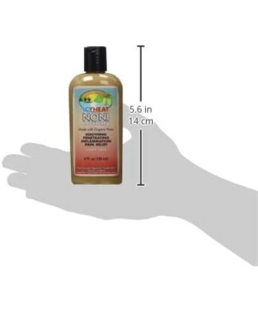 IcyHeat Noni Lotion 4oz - Natural Pain Relief for Aches and Pains - Buy Online on GoSupps.com