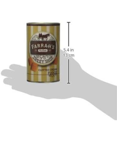 Farrah's of Harrogate - Clotted Cream Fudge Drum 150g - Buy Online on GoSupps.com