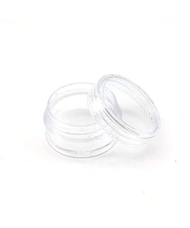 5 Pack Small Clear Sample Jars - 2g/2ml Cosmetical Containers with Lid for Creams Lotions Oils & Lip Balm - Buy Online on GoSupps.com