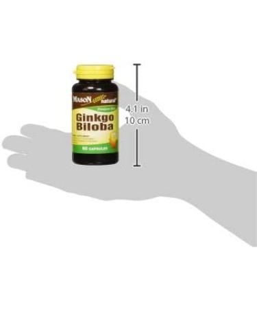 Mason Natural Ginkgo Biloba 60 Capsules - Enhance Memory & Focus - Buy Online on GoSupps.com