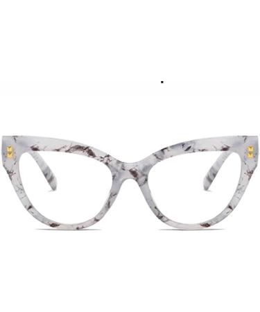 PARWANA Anti Eyestrain Cat-Eye Reading Glasses - Retro Computer Readers for Women | Presbyopic +0.00 Gray-Flowers - Buy Online on GoSupps.com