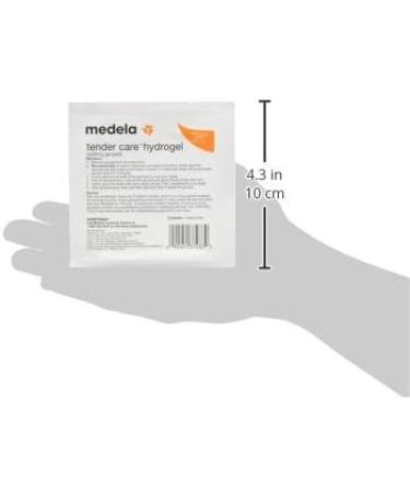 Medela Soothing Gel Pads for Breastfeeding - 4 Count Pack, Tender Care HydroGel Pads for Cooling Relief from Sore Nipples - Buy Online on GoSupps.com
