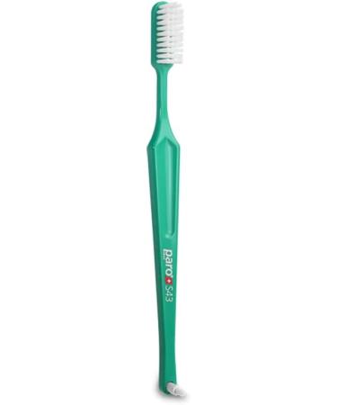 Paro S43 Toothbrush | Compact Brush Head with Soft Bristles | Exchangeable Inter Space F | 12 Pack MultiColor - Buy Online on GoSupps.com