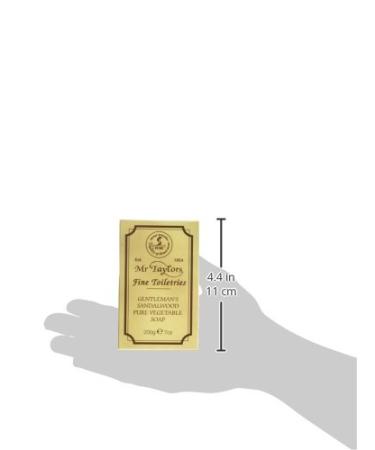 Sandalwood Bath Soap 200g Bar - Taylor of Old Bond Street - Buy Online on GoSupps.com