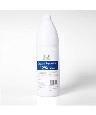 HH Pro Cream Hair Colour Tint Peroxide Developer 12% (40 volume) Litre 1000ml