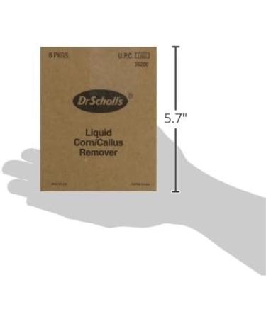 Dr. Scholl's Liquid Corn & Callus Remover (Pack of 6) - Fast-Acting Medicated Solution with Cushioning Discs - Buy Online on GoSupps.com