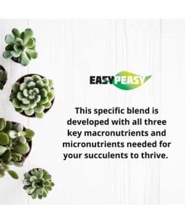 Succulent & Cacti Plant Food | Ideal for Indoor Gardening | Long-lasting Formula (8oz) - Buy Online on GoSupps.com