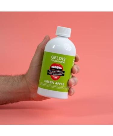 Money's Mouth Rinsing Antibacterial Mouthwash Concentrate for Sensitive Teeth - Alcohol-Free Vegan Fluoride Effect Green Apple Flavor - 500 ml - Buy Online on GoSupps.com
