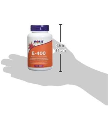 Now E-400 IU with Selenium 100gel - Buy Online on GoSupps.com