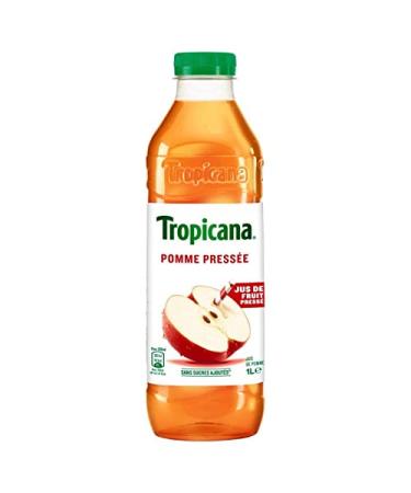 TROPICANA - Pure Premium Pressed Apple 1L - Pack of 4 - Sold by the Pack