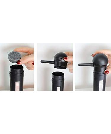 R-Kerhair Dark Brown Hair Fibers - 100% Natural Keratin with Applicator | 27g for Thicker Fuller Hair - Buy Online on GoSupps.com