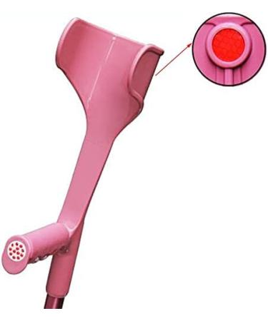 Forearm Crutch Adult Portable Folding Walking Stick Adjustable Telescopic Underarm Cane Crutch for Seniors Disabled Elderly Lightweight and Stylish Lucky Star - Buy Online on GoSupps.com