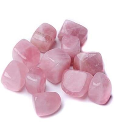 100g Natural Pink Gemstone Crystal Bulk Cube Rose Quartz Tumbled Stone for Decoration Chakra Reiki Balancing - Buy Online on GoSupps.com