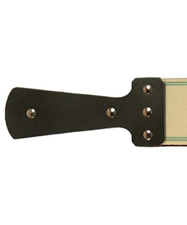 Razor Emporium Russett Horsehide & Canvas Straight Razor Strop | Handmade in USA - Buy Online on GoSupps.com