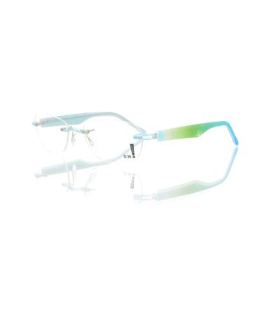 switch it set Combi 2431 interchangeable temples in the color light blue-green inside light blue