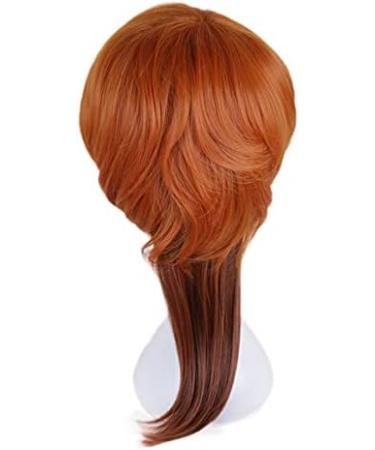 WHBHD Anime Coer Wig - Bungo Stray Dogs Chuuya Nakahara Cosplay Wig | Color Gradient Short Ponytail & Heat-Resistant Hair - Perfect for Costume & Gaming - Buy Online on GoSupps.com