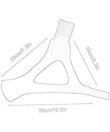 FNSCAR Chin Strap Triangle 260x200x160mm Black - Anti-Snoring Solution - Buy Online on GoSupps.com