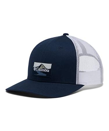 Columbia Mesh Snap Back-High Crown Collegiate Navy Peak2river One Size