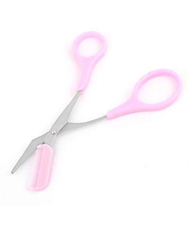 Craft Scissors 12.5cm Beauty Girl Lady Women Eyebrow Scissor Comb Eyelash Eye brow Trimmer Cosmetic Makeup Tool Shear Groom Hair Trim Scissors