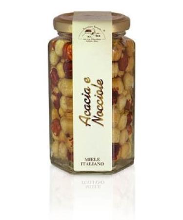 Apicoltura Cazzola Italy - Hazelnut and Acacia Honey - Jar of 320 g