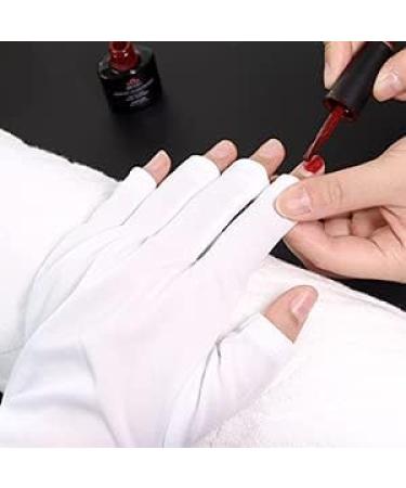 UV Shield Gloves for Gel Manicures - 2 Pair Anti UV Sunscreen Gloves for Women - Buy Online on GoSupps.com