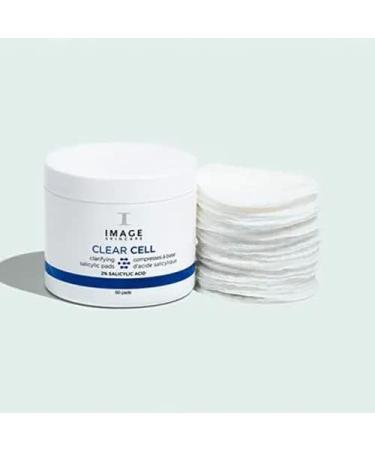 IMAGE Skincare CLEAR CELL Salicylic Clarifying Pads - Exfoliating Wipes for Oily Prone Skin - Buy Online on GoSupps.com