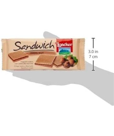 Loacker Sandwich Hazelnut Hazelnut Pack of 3 flavored waffles with hazelnut cream 75 g - Buy Online on GoSupps.com