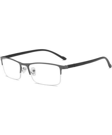 TECH-LINE-DIRECT FASHION ACCESSORIES Blue Light Blocking Glasses Eyeglasses Rectangle Frame UK Men/Women Gunmetal Frame + Clear Lens - Buy Online on GoSupps.com