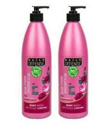 DAILY DEFENSE FRESH ROSE ESSENCE BODY WASH 22.5 OZ