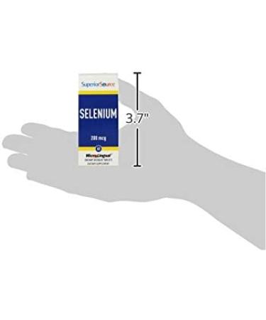 Superior Source Selenium 200 mcg - 60 Count | Essential Nutritional Supplement - Buy Online on GoSupps.com
