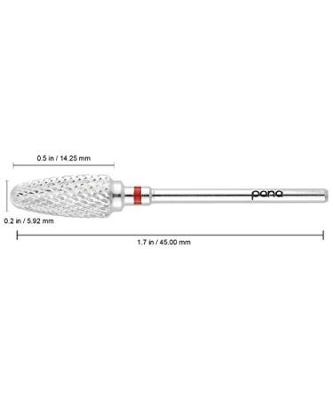 Pana 3/32 Safety Bit Nail Carbide Bit for Electric Dremel Drill Machine - Fine Flame Silver - Buy Online on GoSupps.com