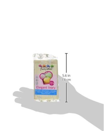 FunCakes Roll Fondant Ivory - 250g Elegant Decorating Icing for Cakes & Desserts - International Shipping Available - Buy Online on GoSupps.com